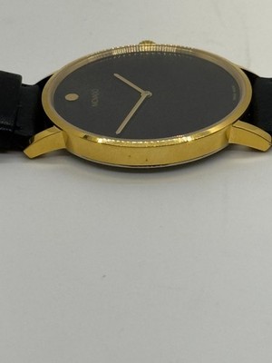 Movado Museum Model 71.1.36.1473 Genuine Leather Sapphire Crystals