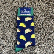 Mens Fun Novelty Socks Tacos Theme size 6-12 New Taco s