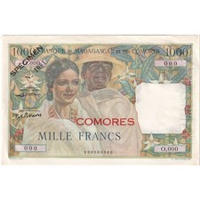 [#981734] Comoros, 1000 Francs, Undated (1963), Specimen, UNC