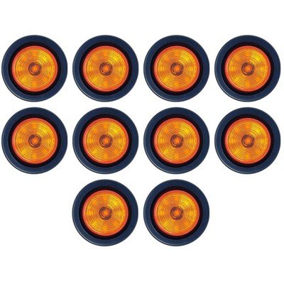 2'' Runde Anhänger 9 LED Seitenpositionsleuchte DOT FMVSS 108 Wasserdicht IP67