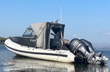RIB BOAT with CABIN with 2017 YAMAHA outboards 170hrs