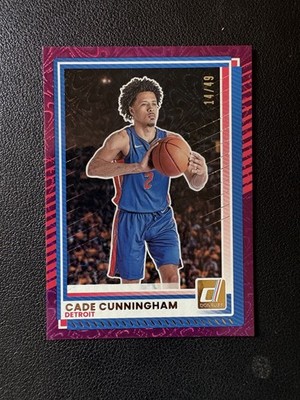 cade cunningham base /49 panini donruss 2025/26