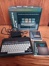 Commodore Plus 4 Computer, Power Cord, 2 Manuals, Box Tested Working