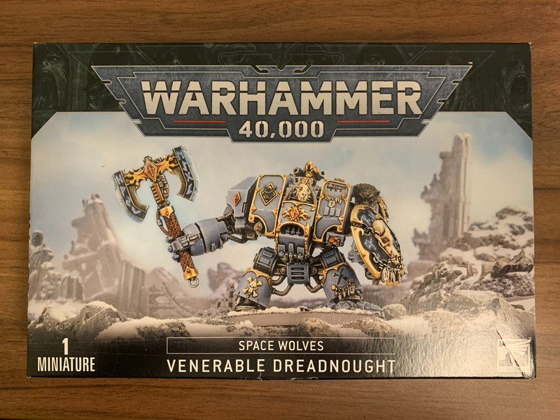 Warhammer 40K Space Wolves Venerable Dreadnought – Part Assembled