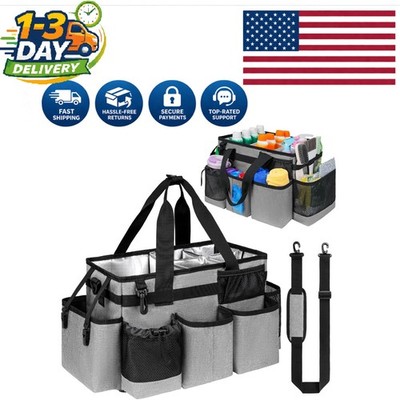 Stylish Medium Cleaning Supplies Organizer Bag with Comfortable Shoulder Strap