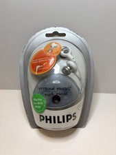 VTG Philips In-Ear Headphones Wired with Carrying Case Model HE592 RARE HTF
