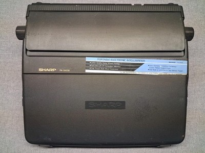 Vintage 70s 80s Sharp PA-3000 II Portable Electronic Typewriter Fully Tested