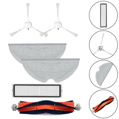 Ersatz Set Filter Seitenbürsten Wischtuch für Trouver Finder RLS3 Teile