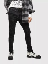 new mens DIESEL Skinny jeans W32 L32 D-Istort 069DE RRP £300 b2