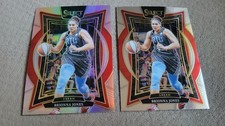 2025 Panini Select WNBA Brionna Jones Silver Prizm + Base #18 Atlanta Dream