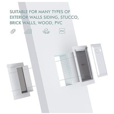 Aluminum Lock Medium Pet Door with Flap Opening