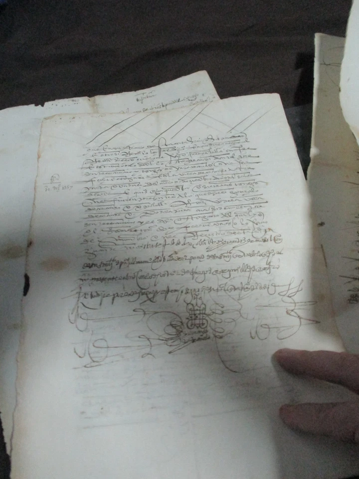 Documento de 1557 Requisado por el Ejercito aleman en la Segunda Guerra Mundial - Imagen 2 de 4