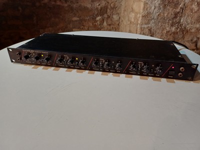 Glockenklang Double Two Noise Gate 19'' 1HE, schwarz incl. Bedienungsanleitung