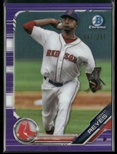 2019 Bowman Draft #BD-142 Denyi Reyes Purple Chrome Refractor /250