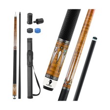 Carbon Fiber Pool Cue Stick with Case, 2pieces 58inch Low Deflection Professi...