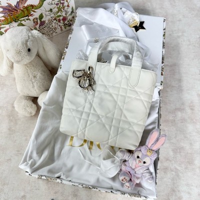 New Dior Toujours Vertical Small Tote Bag Gold Hardware For Women