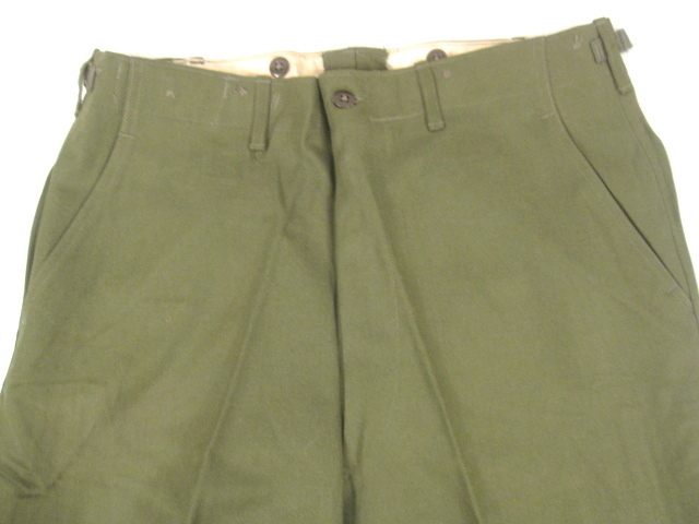 Korea US Army M-1951 Wool Trousers or Pants 1950's Unissued