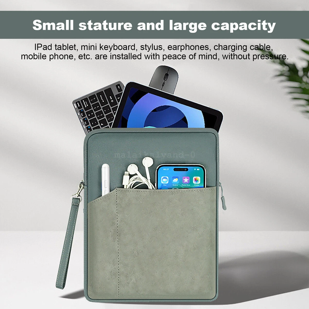 Tablet Case Sleeve Bag Cover Pouch Soft For Kindle iPad mini Air Pro 7.9"-11"
