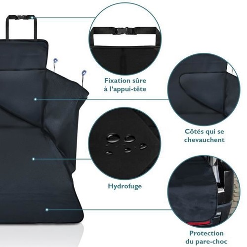Tapis de Coffre Housse de Protection Universel pour voiture Chien 185*105*36 cm - Picture 3 of 5