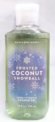 Bath & Body Works FROSTED COCONUT SNOWBALL Shower Gel 10 fl oz / Sealed