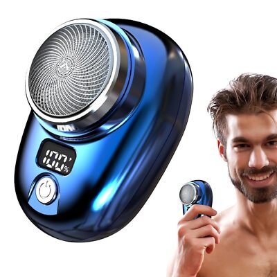 Mini Elektrorasierer Rasierer Trimmer Bartschneider Taschenformat USB Charging