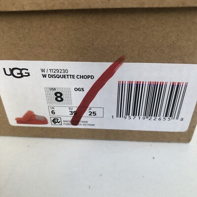 UGG DISQUETTE CHOPD ディスケット チョップ　24.5 25 UGG DISQUETTE PLATFORM SLIPPER WOMEN'S CHESTNUT SUEDE SIZE 8 | eBay