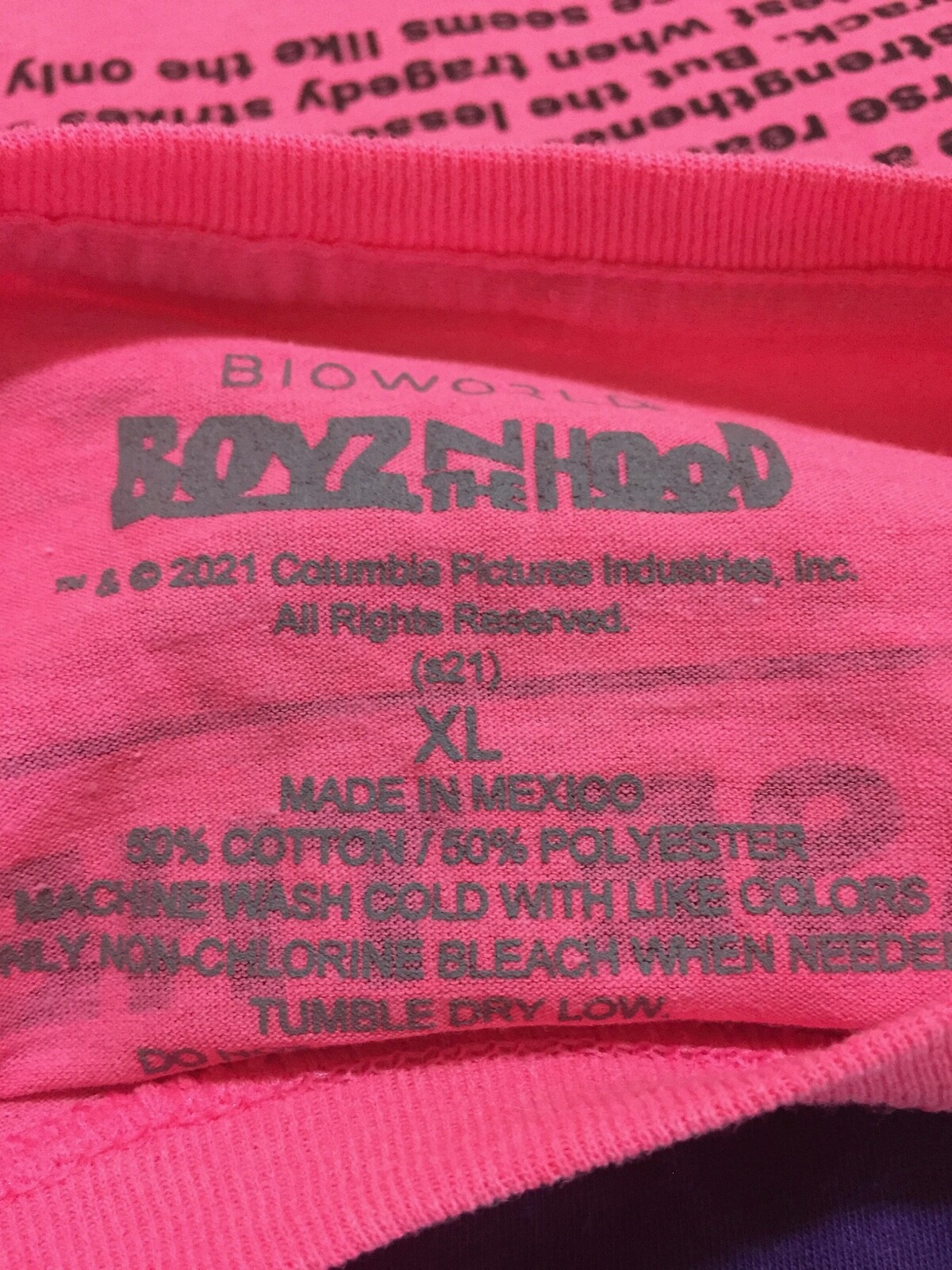 Boyz N the Hood It Ain’t No Fairy Tale Men’s Pink T S… Gem