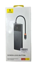 Baseus Metal Gleam Series II 10-in-1 USB HUB Space Grey USB-C to 1*HDMI 4K@60Hz