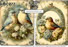 Decoupage Central, Rice Paper, Mixed Media, Crafts, A4, 8.27" x 11.69"