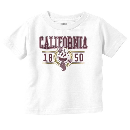 PACMAN Video Arcade Game California Varsity Toddler Boy Girl Youth T Shirt Tee