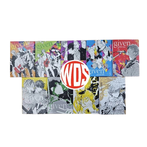 Given Manga Vol.1-9 Full Complete Set by Natsuki Kizu English Version Comic - Bild 2 von 3