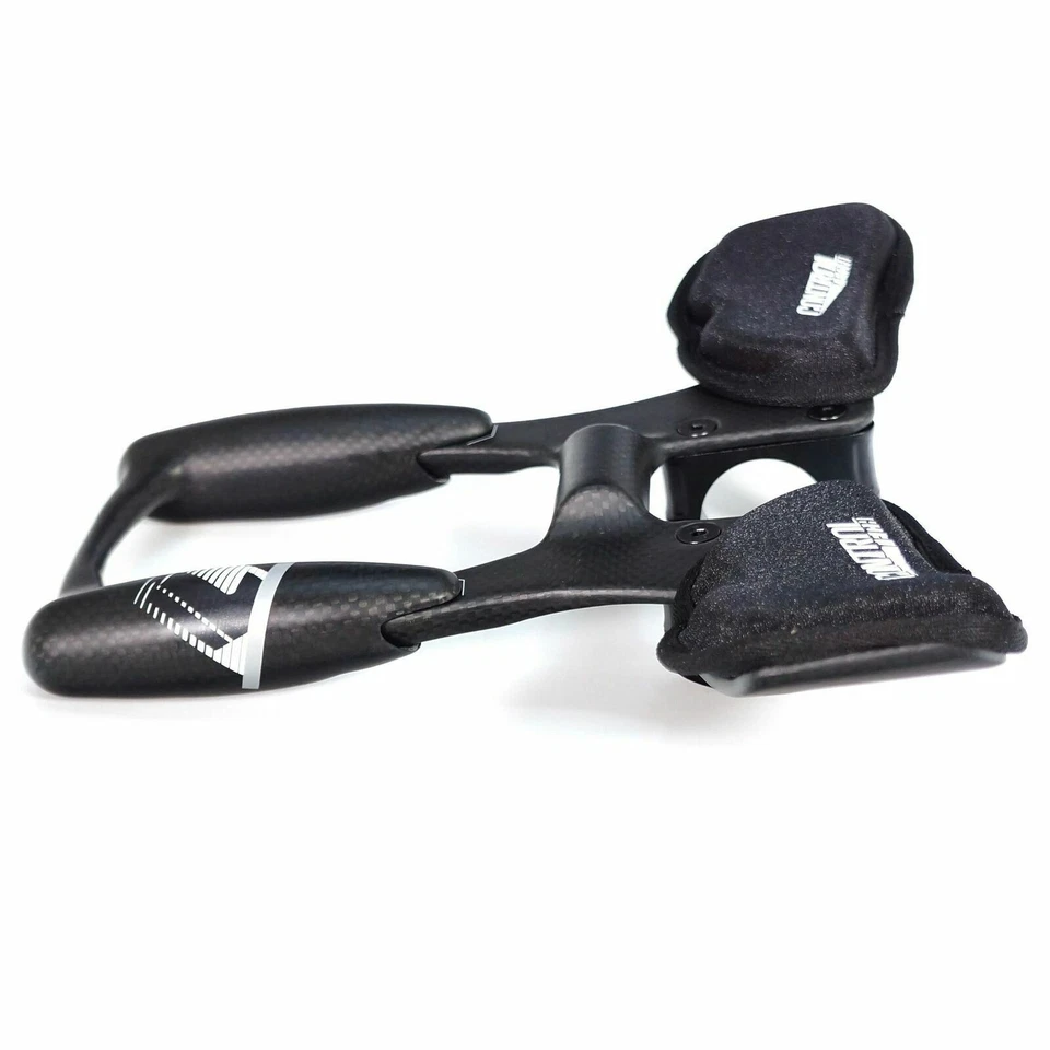 Controltech Triathlon Aero Cockpit Carbon 31.8mm Bicycle TT Arm Rest Handlebar - Image 4 of 4