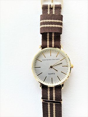 OROLOGIO DA POLSO in Tessuto LEONARDO VERRELLI unisex UOMO DONNA Casual  sportivo | eBay