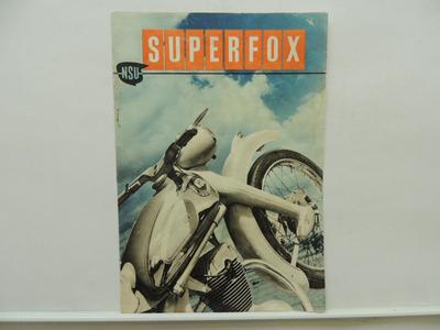 1955 NSU Superfox Max Brochure L9356