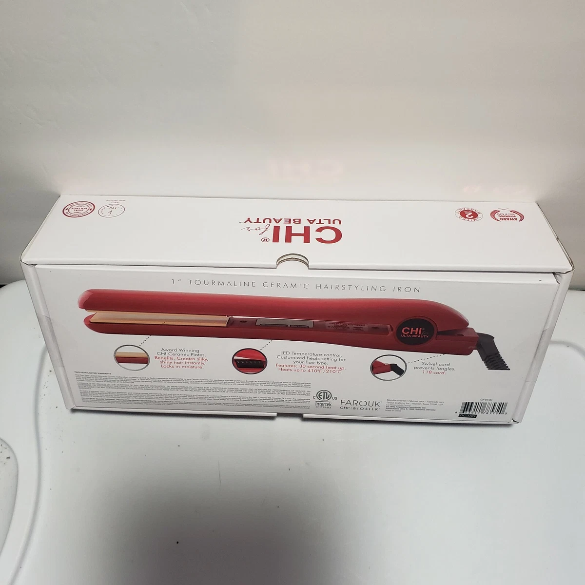 Chi for ulta beauty cheap pink temperature control hairstyling iron