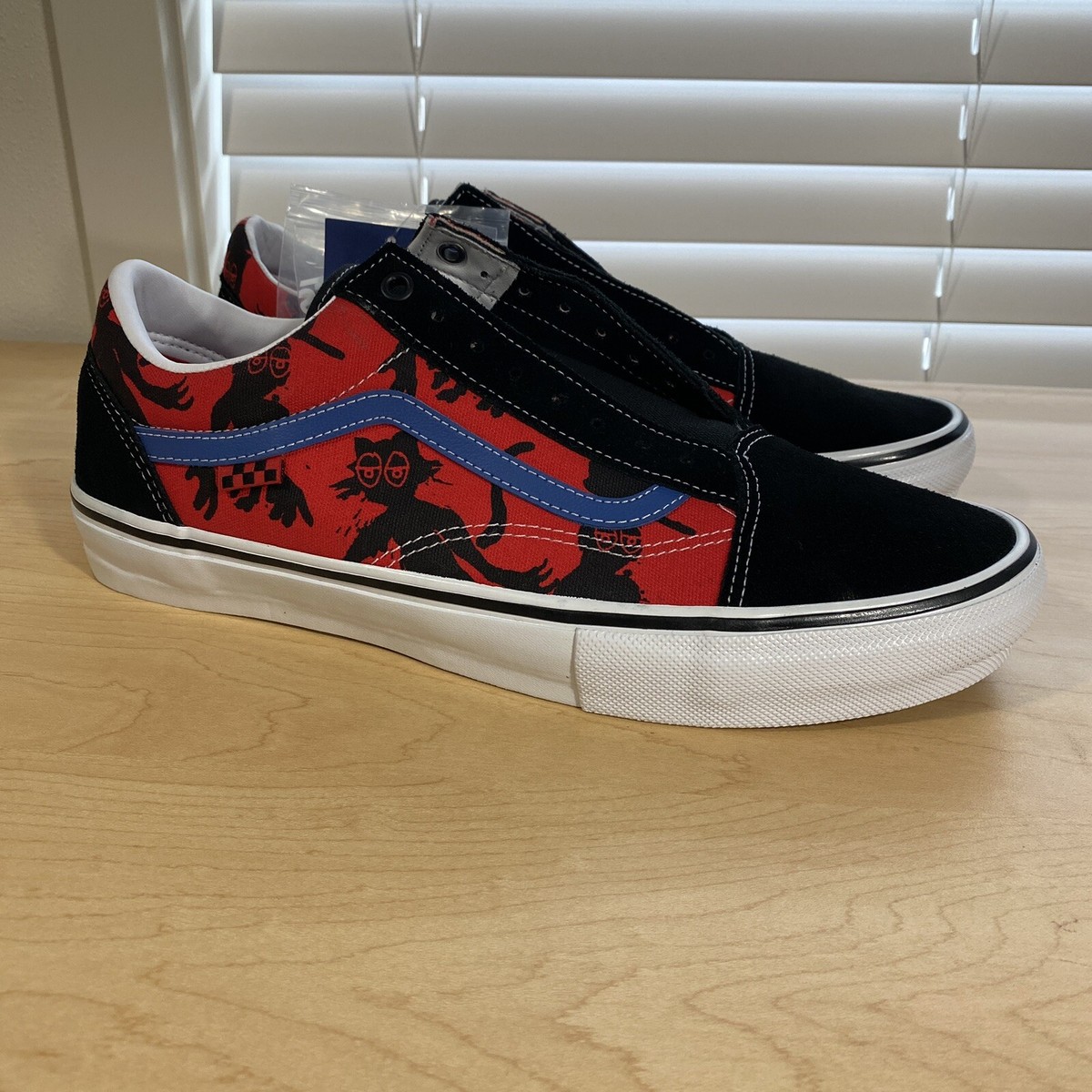 Vans Skate Old Skool Krooked By Natas For Ray Barbee Natas Kupas Red Size 