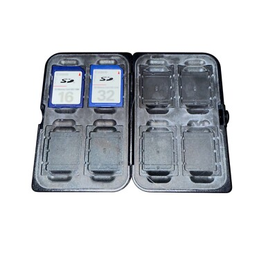 SD Cards w/ Carying Card Hardshell