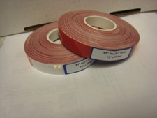2- Rolls 3M WHITE RED Reflective 983-326 Conspicuity Tape 1/2" x 50' 7-11