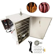 Commercial Electric BBQ Meat Smoker Sausage Smoke Oven 5 Detachable Racks 110V