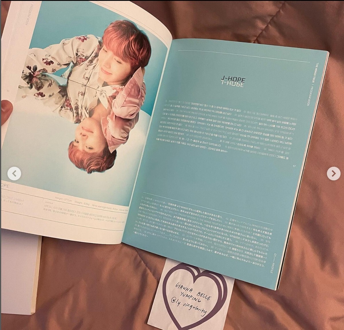 BTS WINGS TOUR PROGRAM BOOK (KOR/JPN) [US SELLER] | eBay