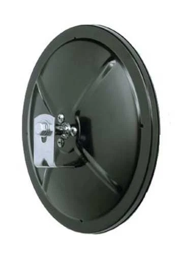 CIPA 48500 5" Round Convex Mirror Black