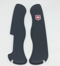 Pre-Owned Victorinox Swiss Army Knife 111mm HANDLE 2 Piece KIT in Black