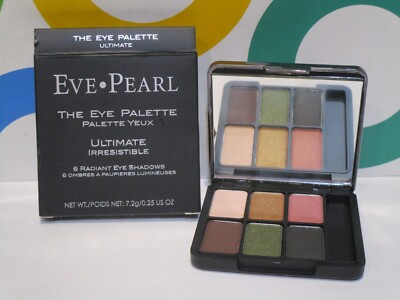 EVE PEARL ~ THE EYE PALETTE 6 RADIANT EYE SHADOWS ~ ULTIMATE ~ 0.25 OZ