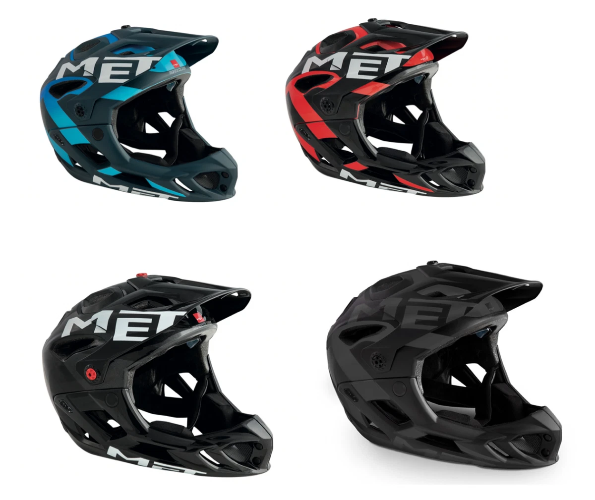 MET Parachute Full Face Enduro MTB Mountain DH Bike Biking Crash