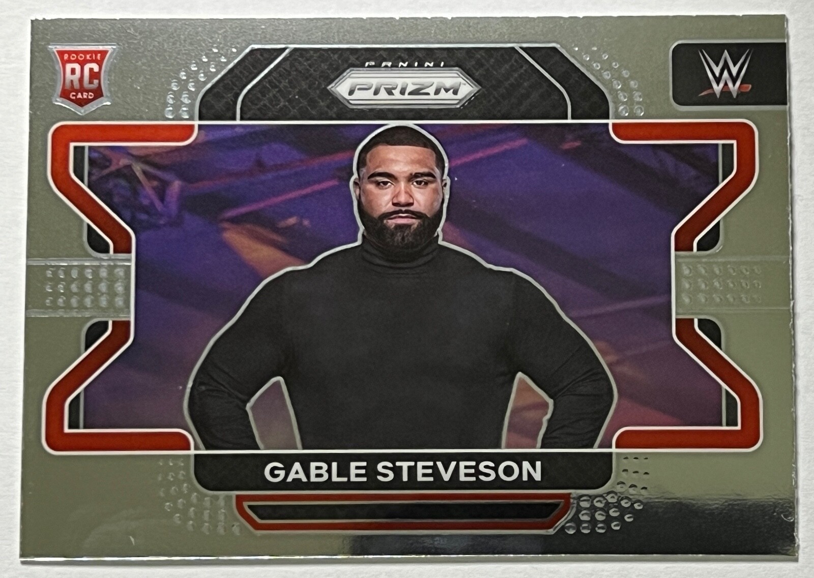 2022 Panini Prizm WWE Prizms Silver #23 * GABLE STEVESON * RC ROOKIE *