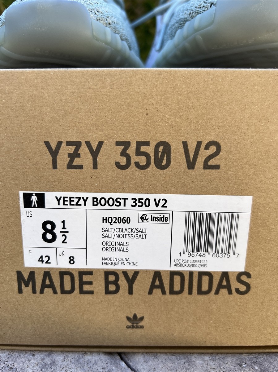 ADIDAS YEEZY BOOST 350 V2 Salt HQ2060 Men's size 8.5 | eBay