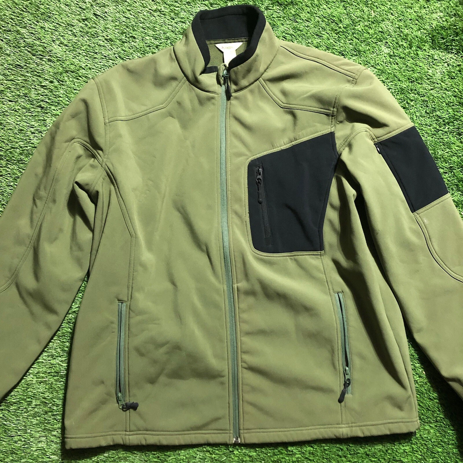 GANDER MOUNTAIN Mens XL SoftShell Jacket Green