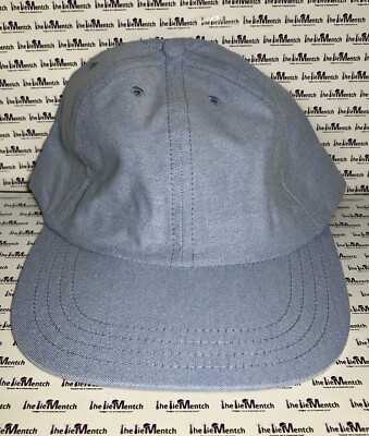 Brooks Brothers Men Light Blue Cotton Back Logo Baseball Cap 100%  Adjustable
