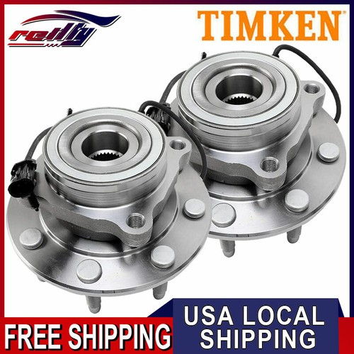 Wheel Hubs & Bearings For GMC Sierra 3500 HD Pair Of TIMKEN Wheel Bearing Hubs For 2001-2006 Chevy Silverado / GMC Sierra 2500 HD 4WD - Front Left & Right TIMKEN Hub Assembly