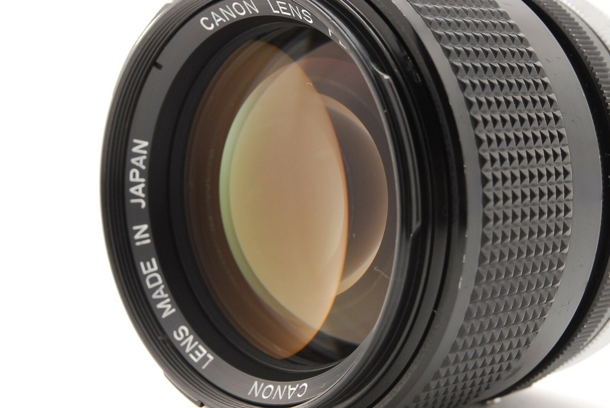 綺麗 Canon Lens FD 85mm F1.8 S.S.C. NEAR MINT] Canon FD 85mm f/1.8 S.S.C. SSC MF Portrait Lens From